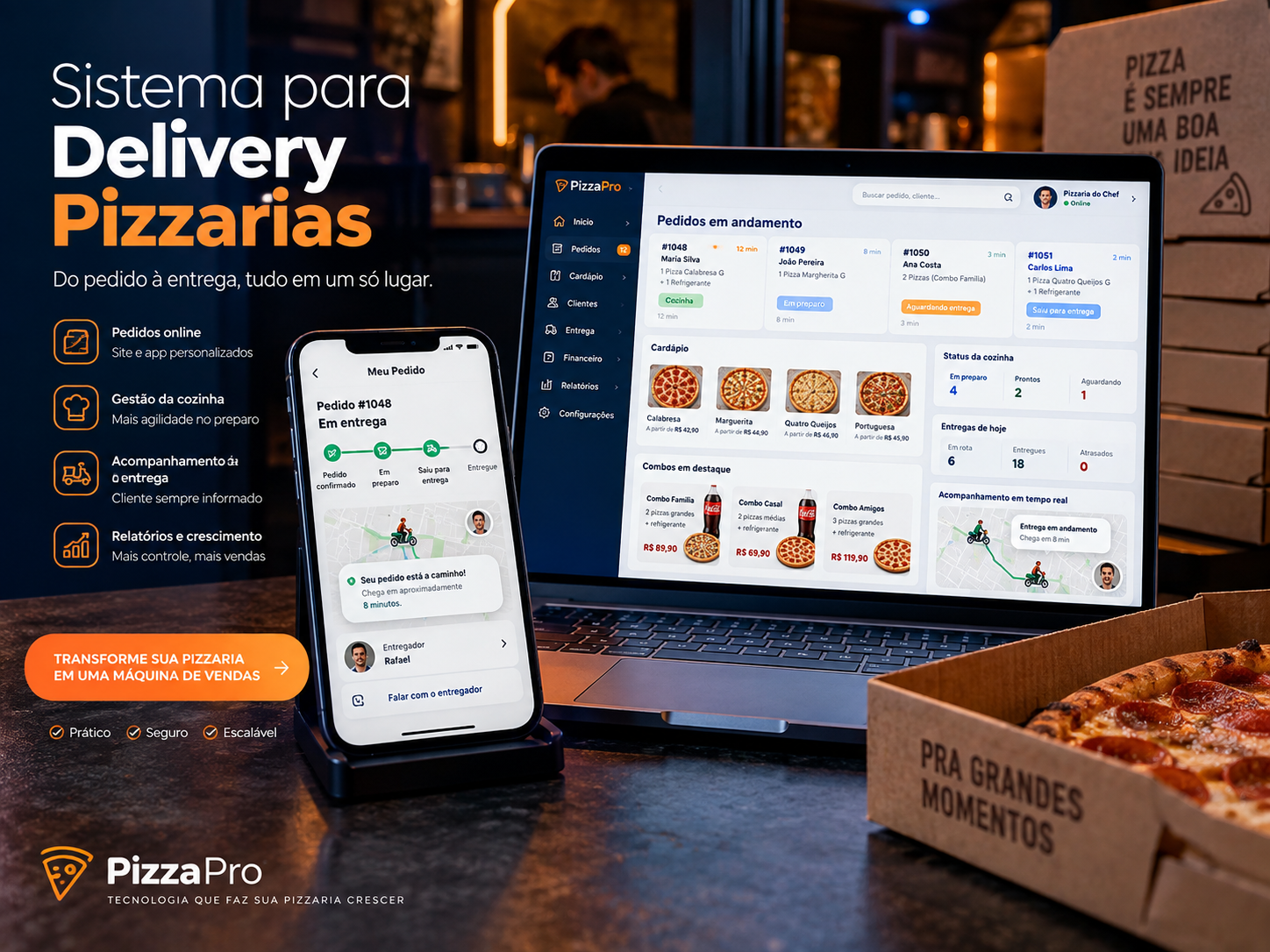 Sistema para Delivery — Pizzarias