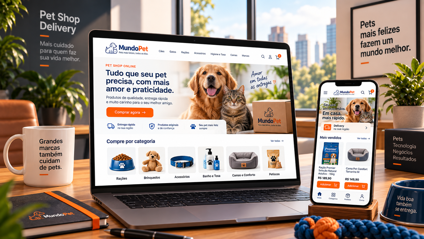 Lojas Virtuais com Delivery